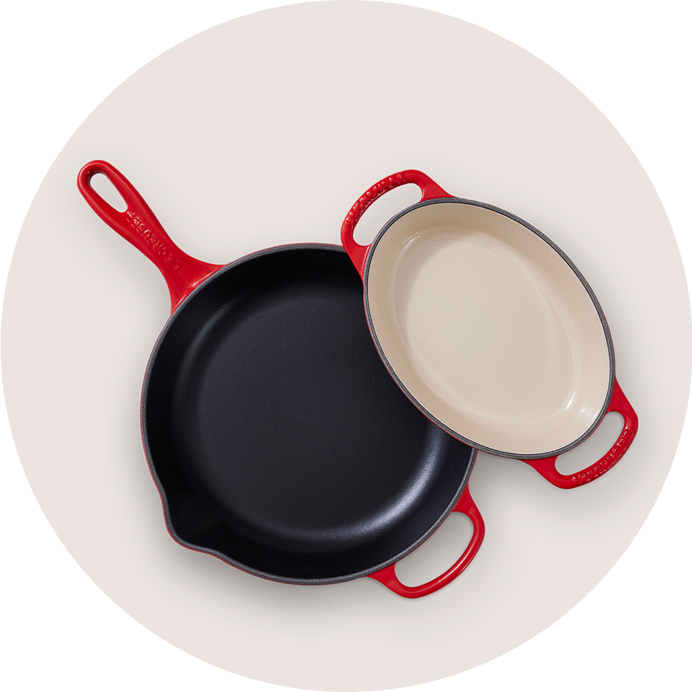 Le creuset best sale cast iron pan